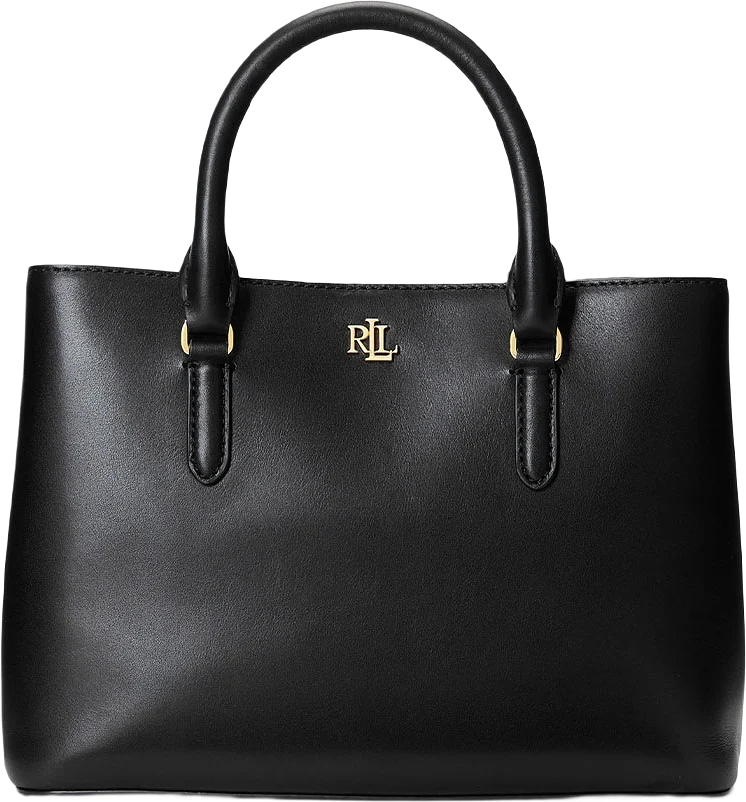 Smooth Leather Small Marcy Satchel