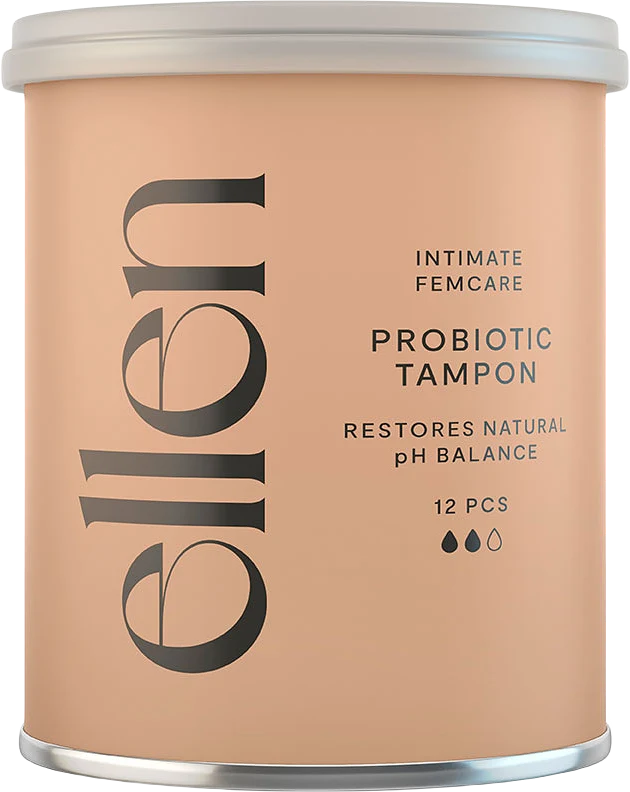 ellen® Probiotic Tampon Medium 12 pcs