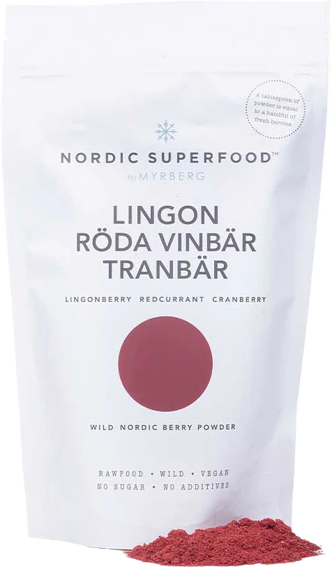 Red - lingon, röda vinbär, tranbär