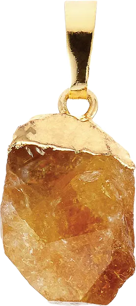 Citrine Classic Connector Pendant