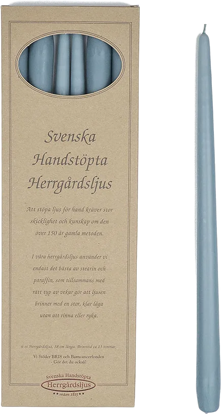 Svenska Handsstöpa Herrgårdsljus, 6-pack