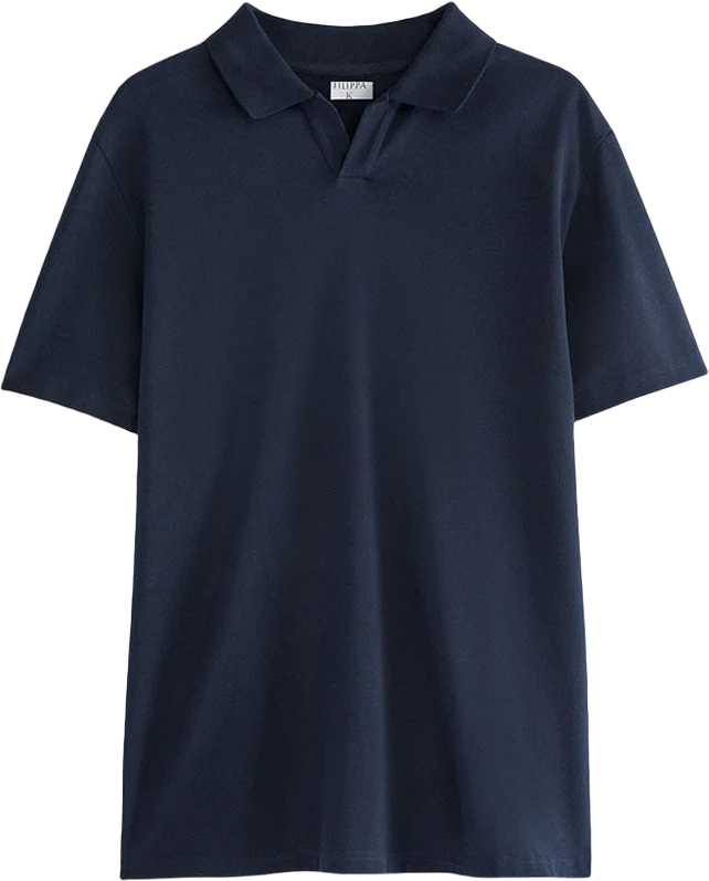 Stretch Cotton Polo T-Shirt