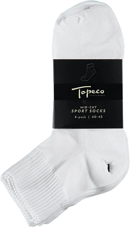 Sportsocka Mid Cut, 4-Pack