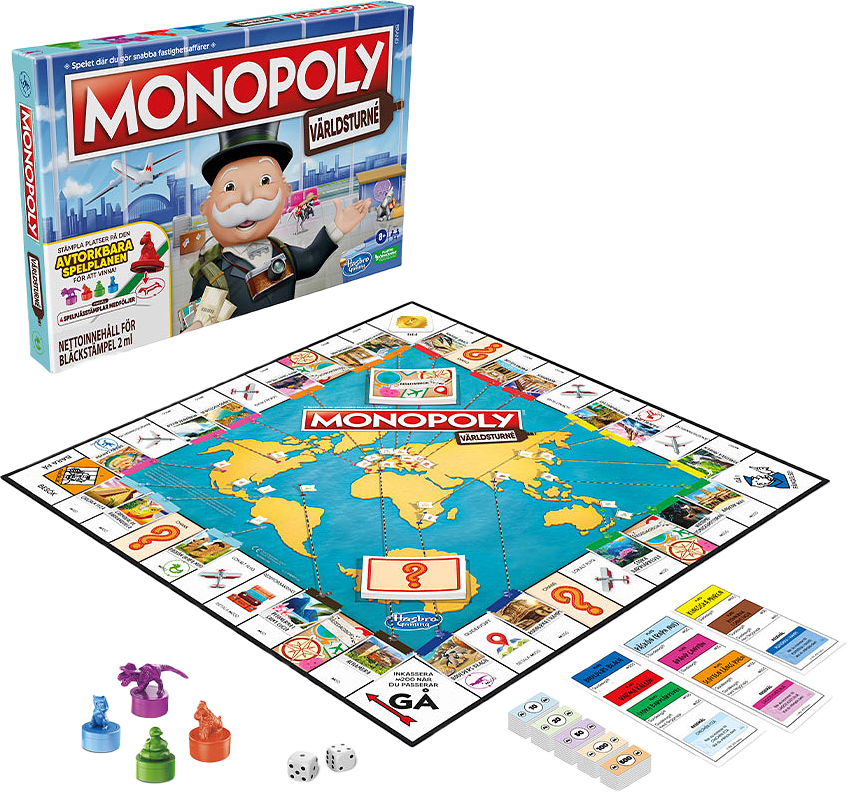 Monopoly World Tour Brädspel