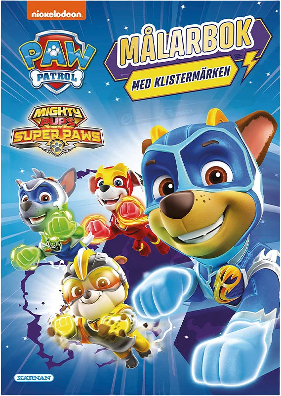 Paw Patrol målarbok