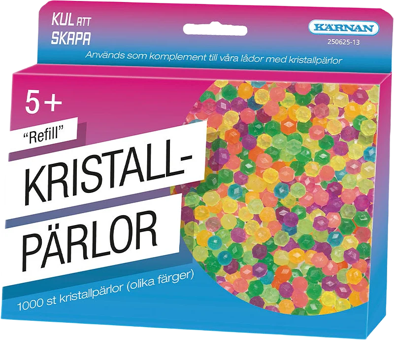 Vattenpärlor refill kristall