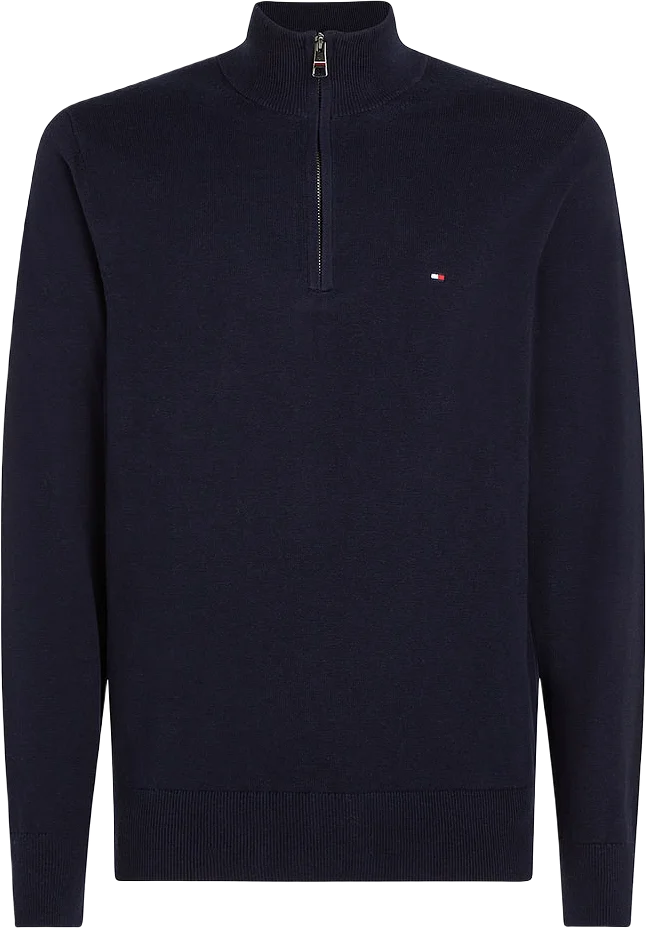 Pima Org Ctn Cashmere Zip Mock