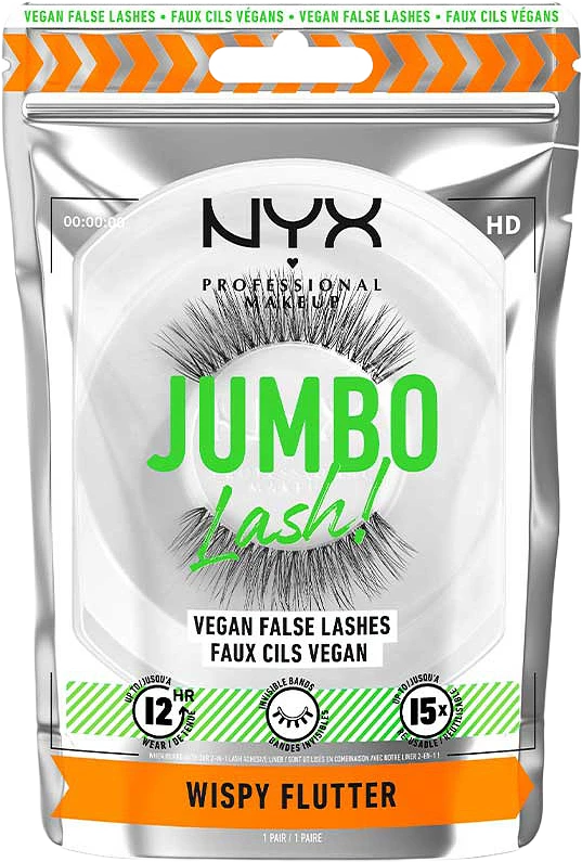 Jumbo Lash! Vegan False Lashes - Wispy Flutter