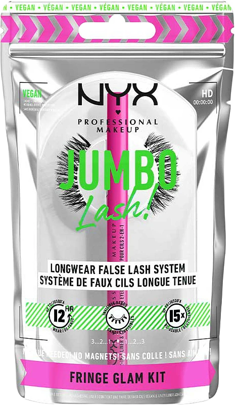 Jumbo Lash! Longewear False Lash System - Fringe Glam Kit