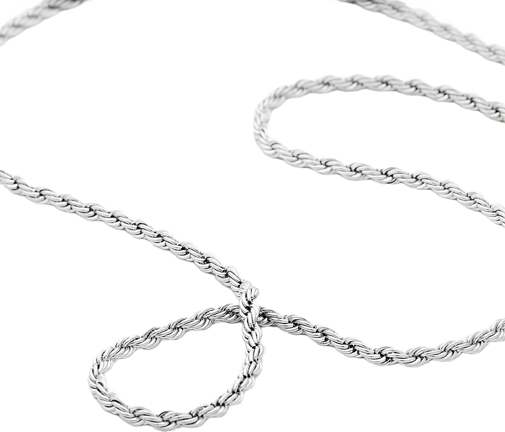 Signature Stack Rope Chain 80 cm