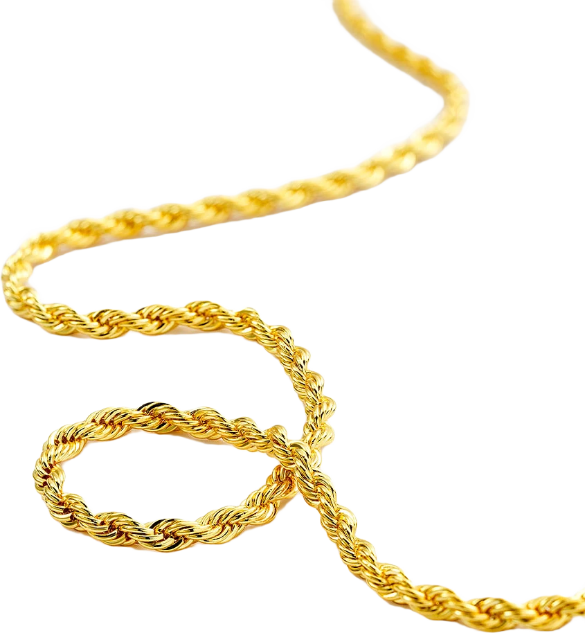 Signature Stack Rope Chain 80 cm