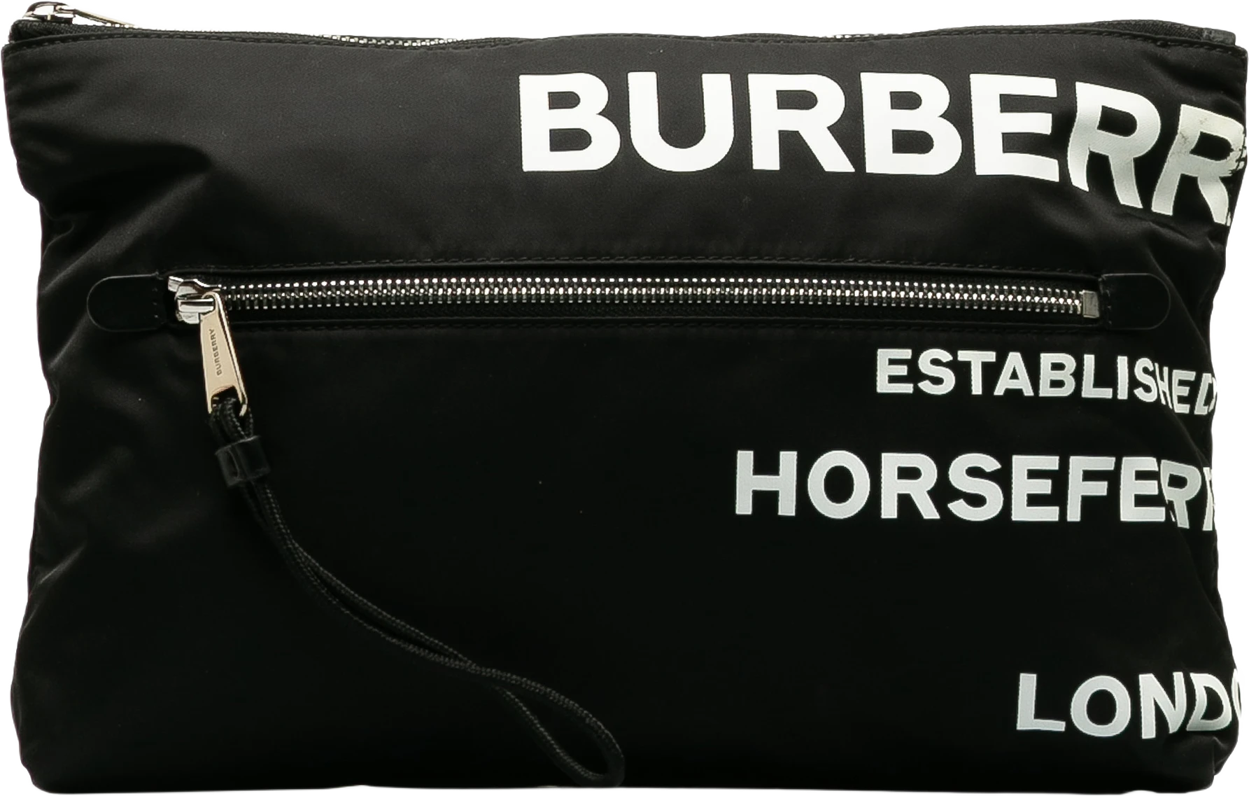 Burberry Nylon Horseferry Print Clutch