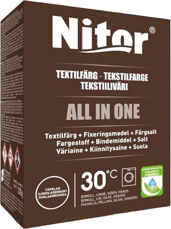 Textilfärg All in One Choklad