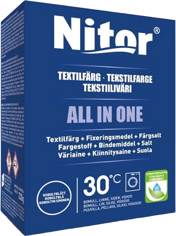 Textilfärg All in One Koboltblå