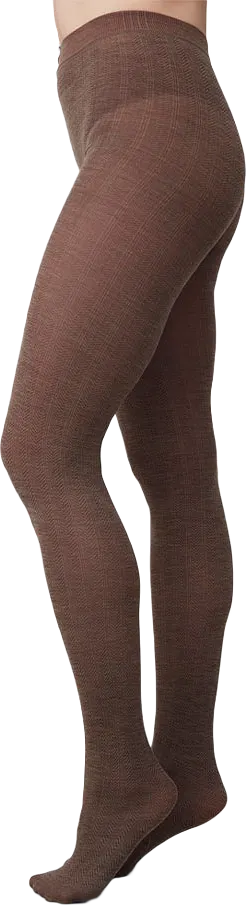 Ylva Wool Fishbone Tights