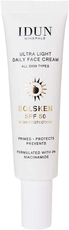 Ultra Light Daily Face Cream Solsken SPF 50