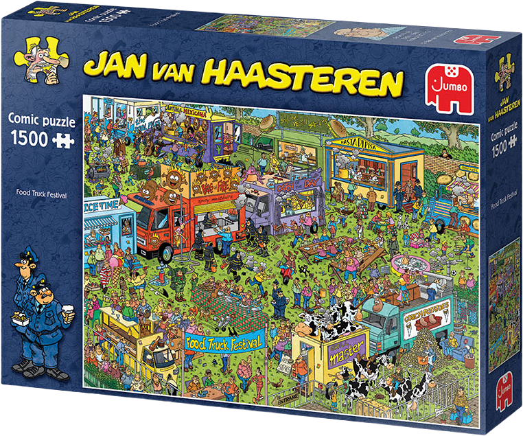 Pussel Jan van Haasteren - Food Truck Festival (1500 bitar)