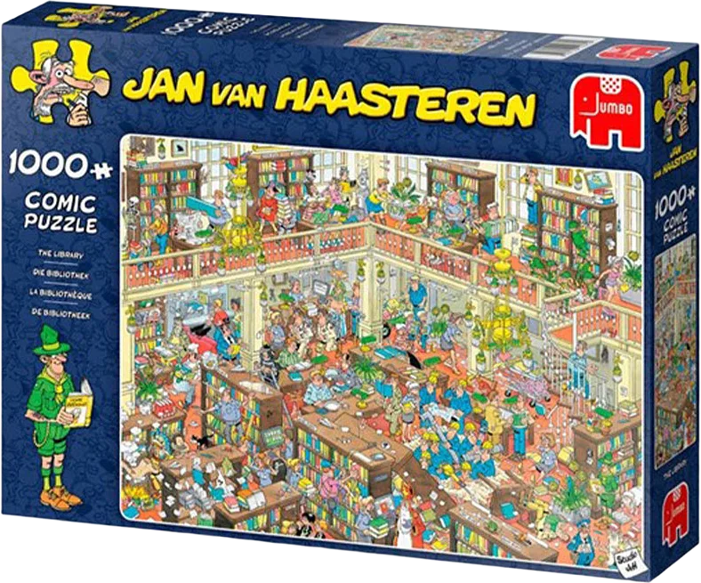 Pussel Jan van Haasteren - The Library (1000 bitar)