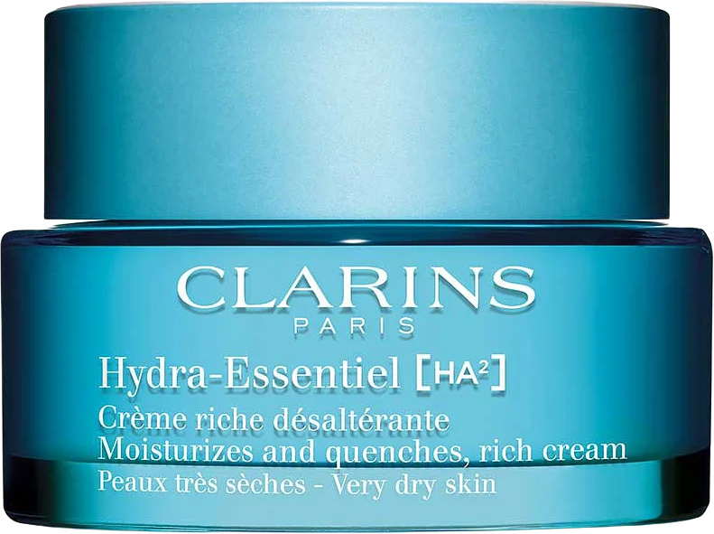 Clarins Hydra-Essentiel Moisturizes and quenches, rich cream Very dry skin