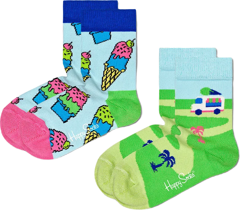 2-pack Kids Ice cream Sock