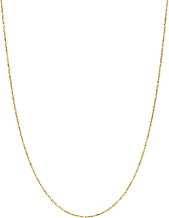 Tinsel Thin Necklace Gold