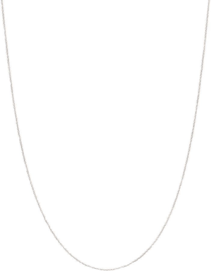 Tinsel Thin Necklace Steel