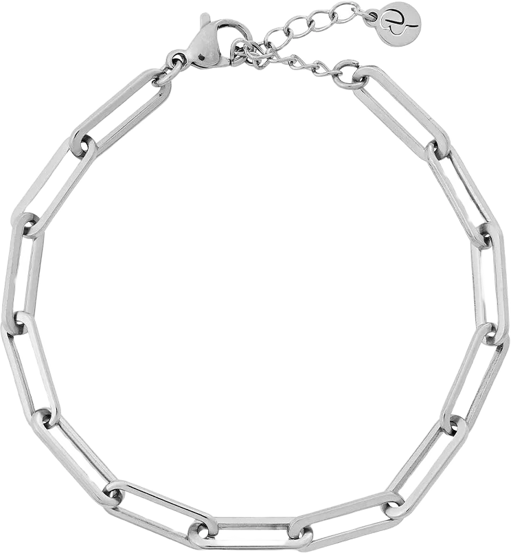 Ivy Chain Bracelet L Steel