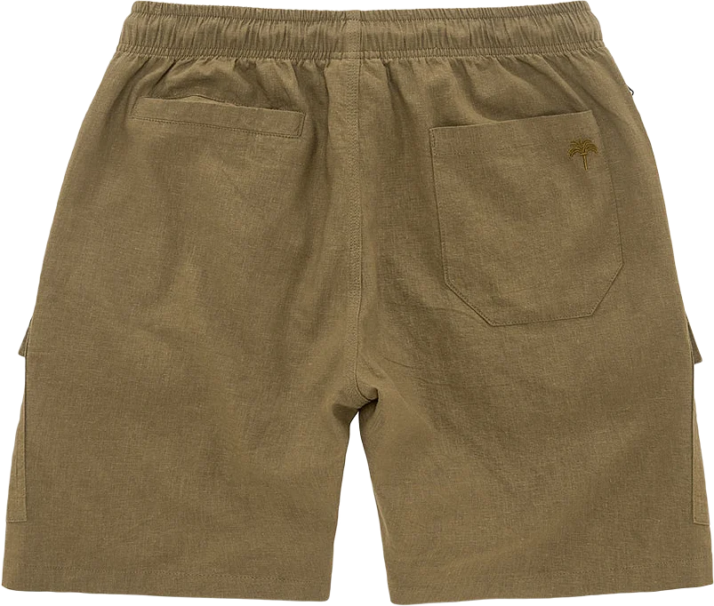 CARGO LINEN SHORTS