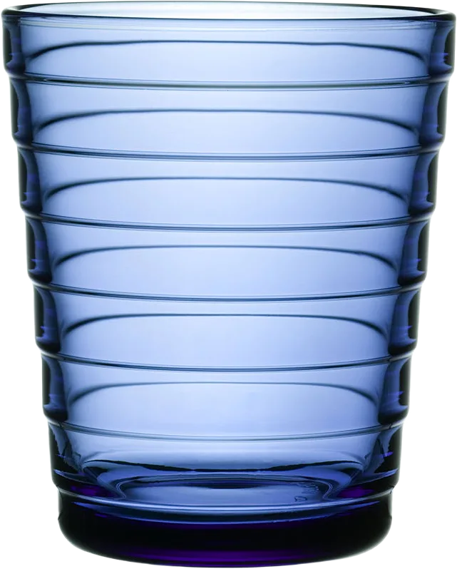 Aino Aalto glas 22cl ultramarinblå 2st