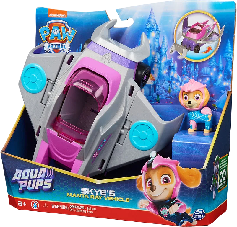 Paw Patrol Aqua-tema fordon Skye