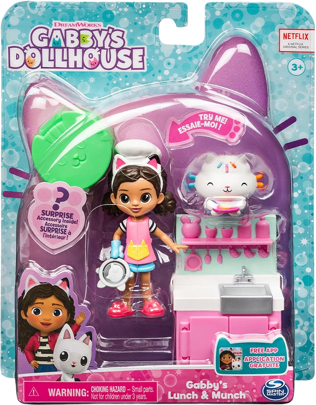 Gabby's Dollhouse Cat-tivity Pack Cooking Gabby