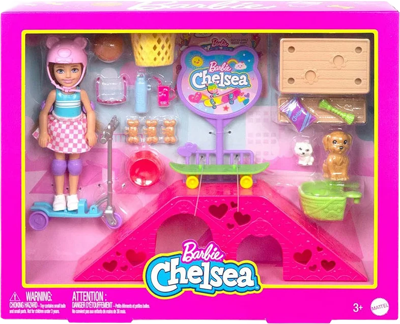 Barbie Chelsea Skatepark lekset