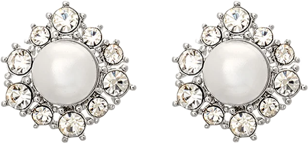 Emily Pearl Earrings - Ivory