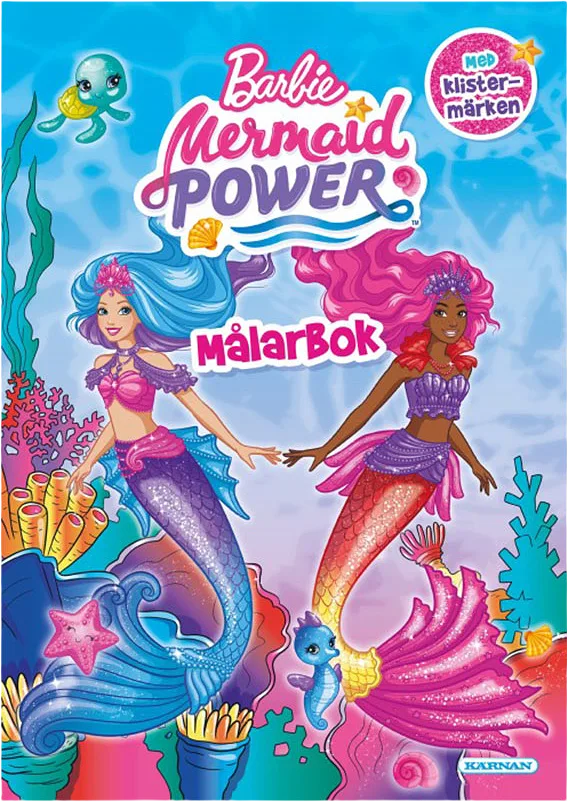 Målarbok Barbie - Mermaid Power
