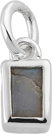 Beloved Square Pendant Silver