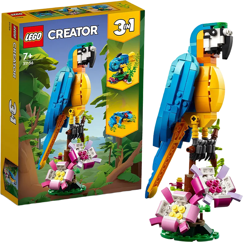 Creator Exotisk papegoja 31136 Byggset