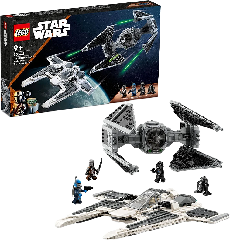 Star Wars™ Mandalorian Fang Fighter vs. TIE Interceptor™ 75348