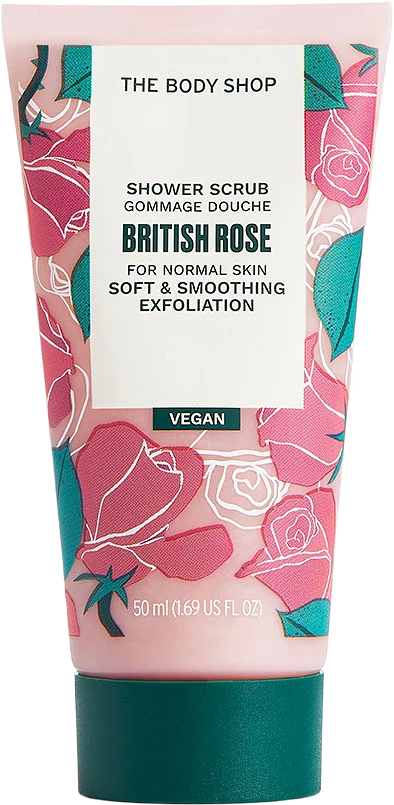 British Rose Shower Scrub