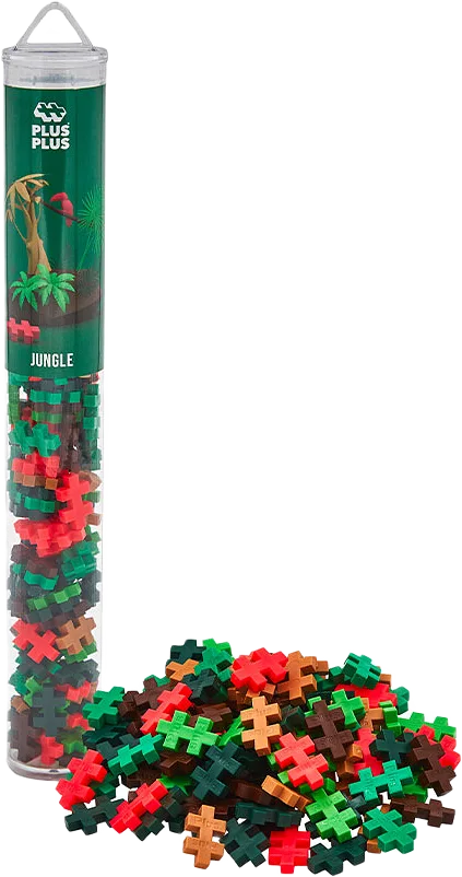 PLUS PLUS Jungle mix / 100 pcs Tube