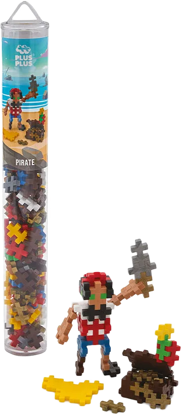 PLUS PLUS Pirate / 100 pcs Tube