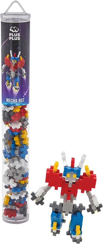 PLUS PLUS Mecha Bot / 100 pcs Tube