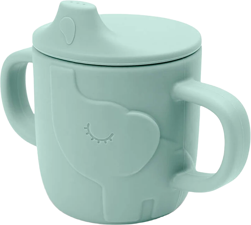 Peekaboo spout cup Elphee Blue