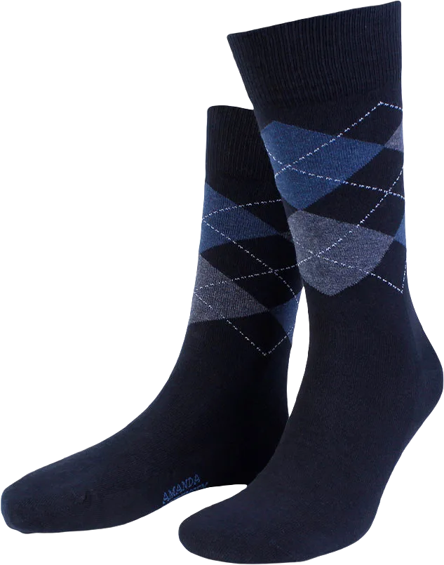 True Ankle Argyle Sock