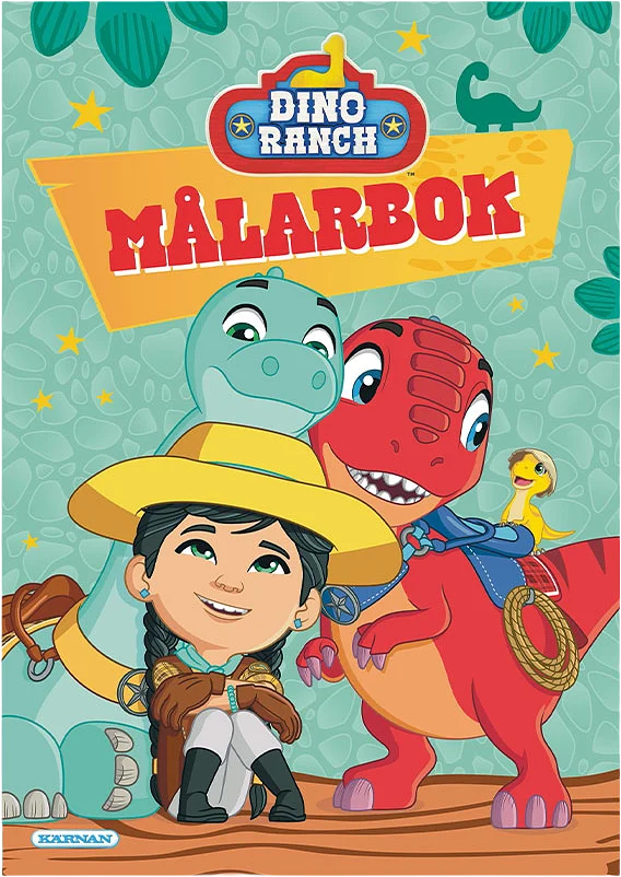 Målarbok Dino Ranch