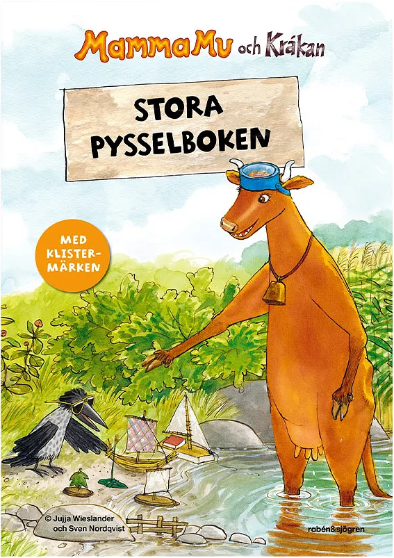 MAMMA MU & KRÅKAN Stora pysselboken Med klistermärken