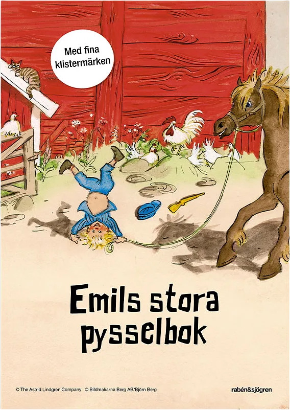 Emil i Lönneberga -  Stora pysselboken med klistermärken