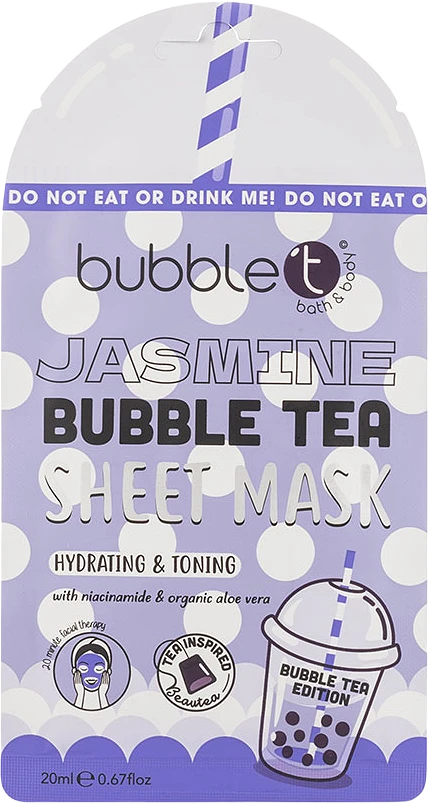 Jasmine Bubble Tea Sheet Mask