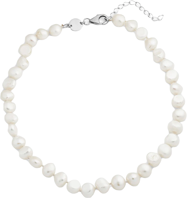 Signature Vanity White Pearl Necklace