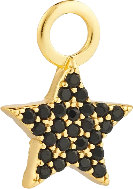 Signature Star Pendant Black