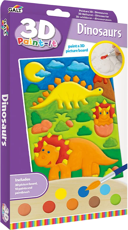 3D-MÅLNING DINOSAURIER